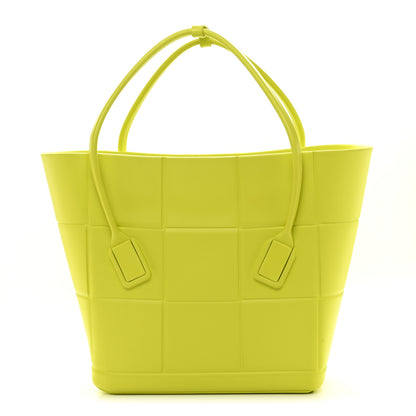 Bottega Veneta Rubber Maxi Intrecciato Medium Arco Kiwi Green 1 of 11