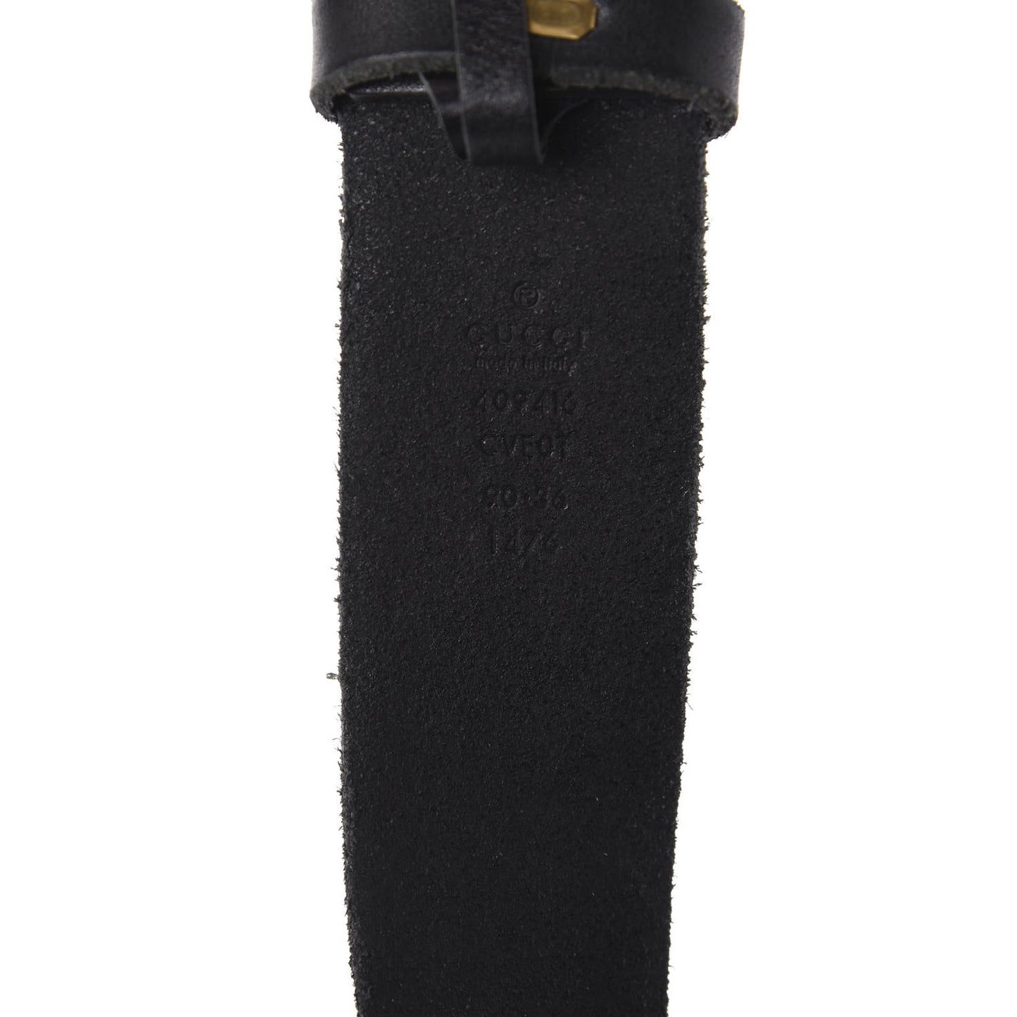 Faded Calfskin Double G 40mm Belt 90 36 Black