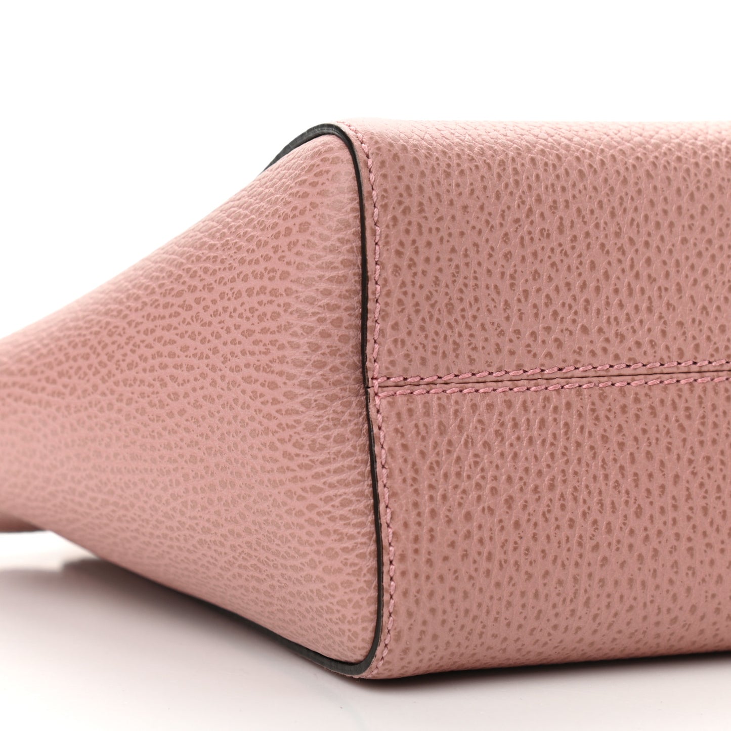 Dollar Calfskin Mini Swing Top Handle Bag Soft Pink