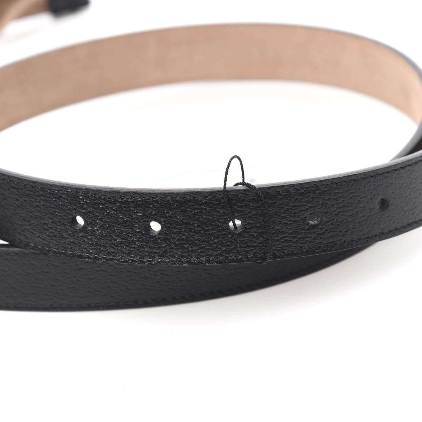 Calfskin Framed Double G Belt 100 40 Black