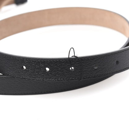 Gucci Calfskin Framed Double G Belt 100 40 Black 4 of 5