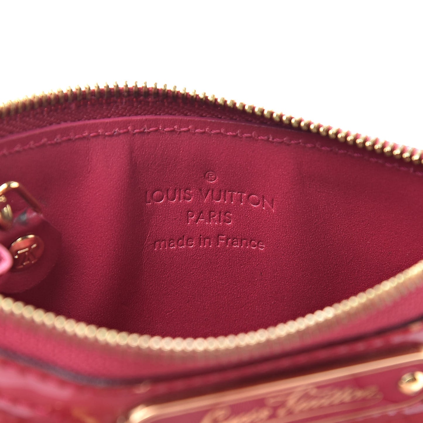Vernis Key Pouch Rose Indien