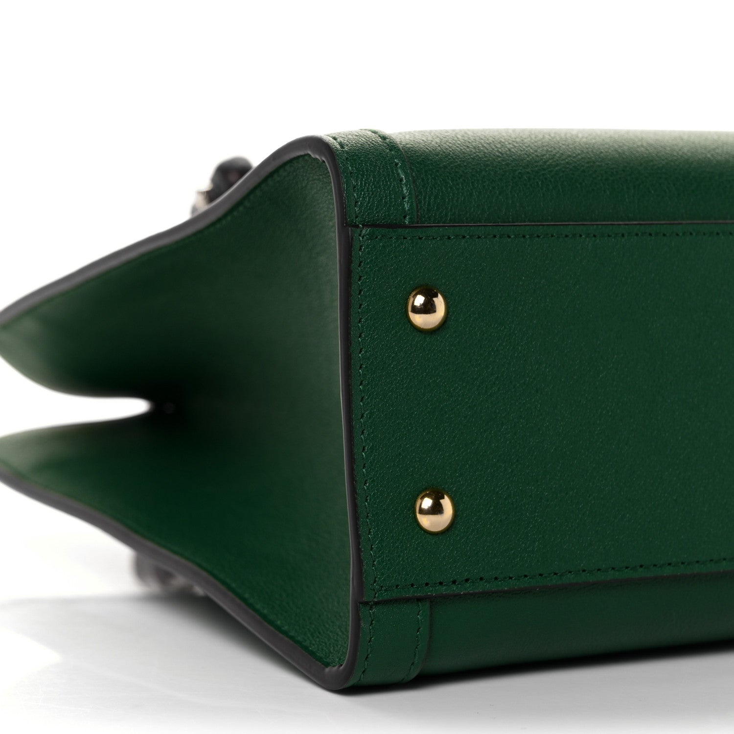 Gucci Calfskin Small Diana Tote Bag Green 4 of 7