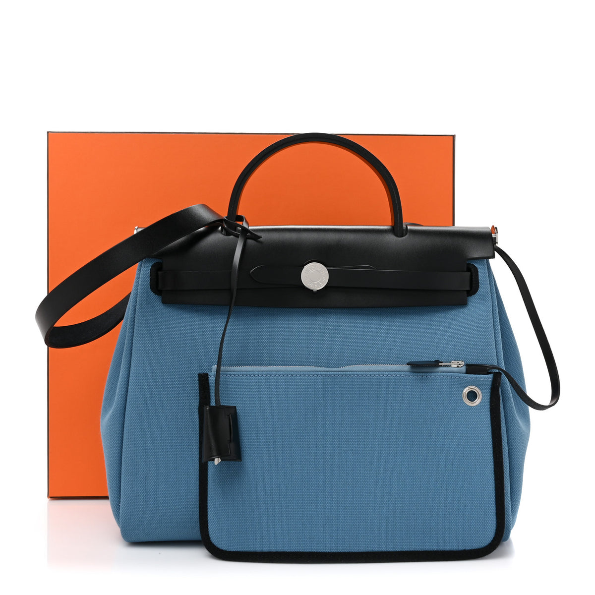 Military Toile Vache Hunter Herbag Zip Retourne 31 PM Bleu Jean Black