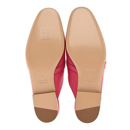 Hermes Goatskin Oz Mules 37 Rose Framboise 5 of 9