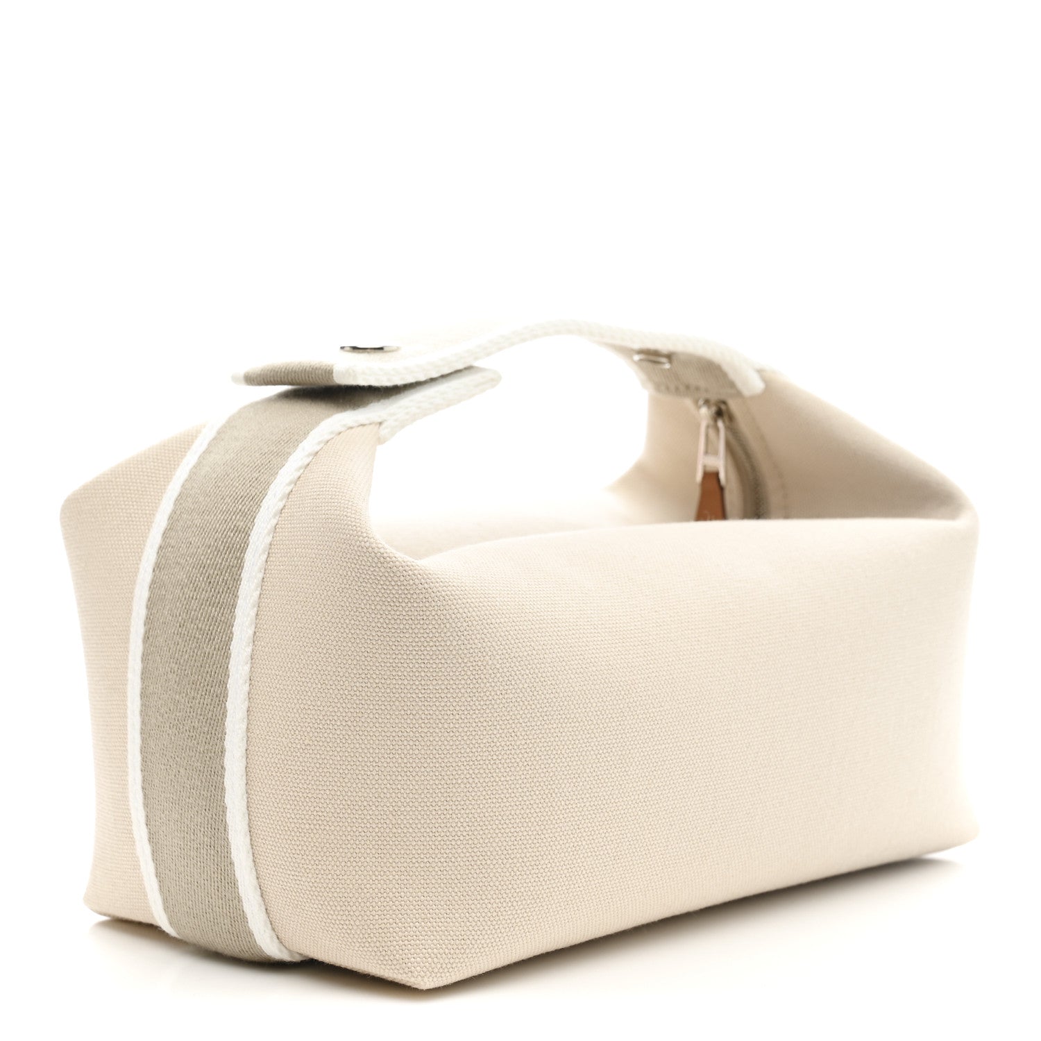 Hermes Canvas Small Bride-A-Brac Pouch Natural 3 of 8