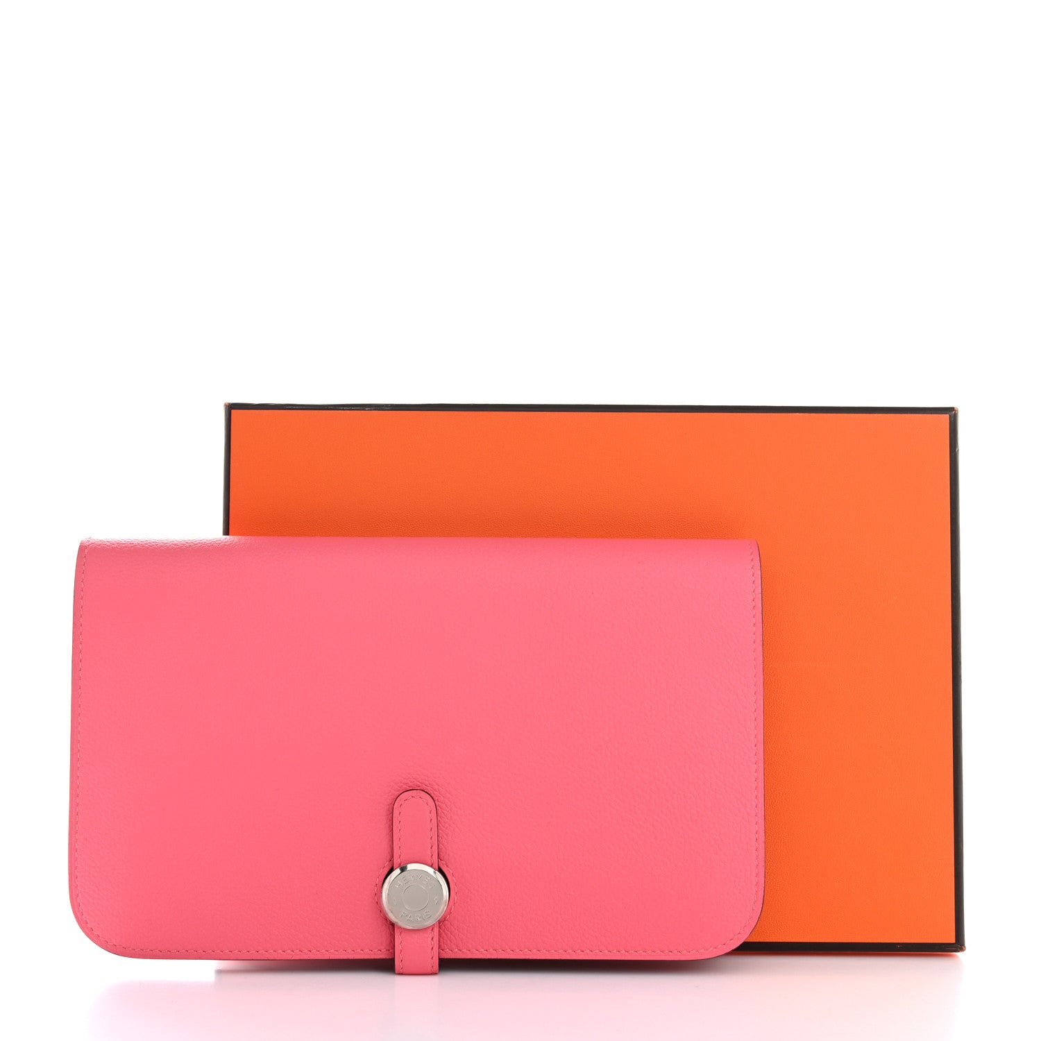 Hermes Evercolor Dogon Duo Wallet Rose Azalee 12 of 12