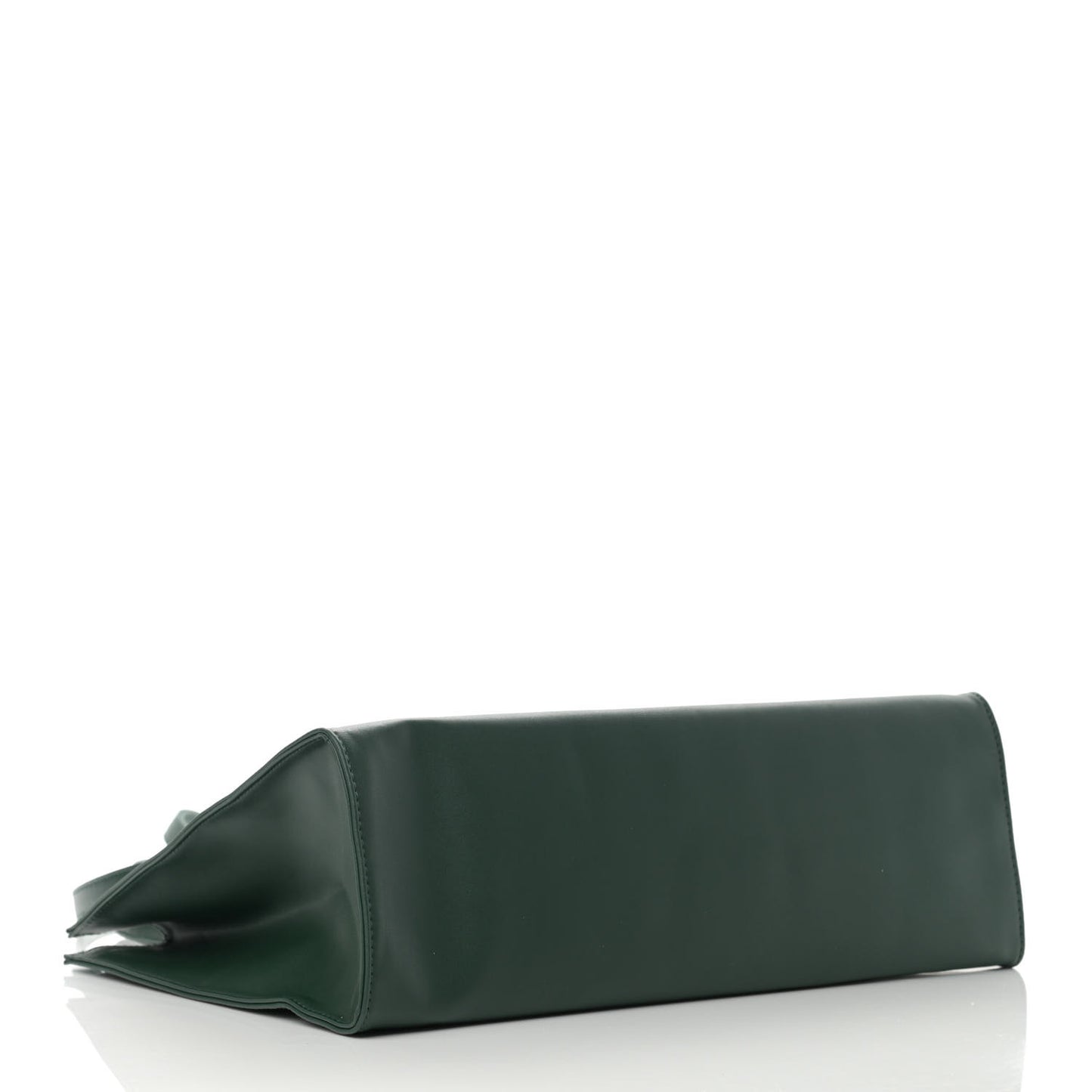 Vegan Leather Medium Shopping Bag Dark Olive