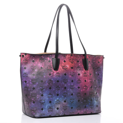 MCM Galaxy Visetos Medium Shopper Tote Multicolor 3 of 17