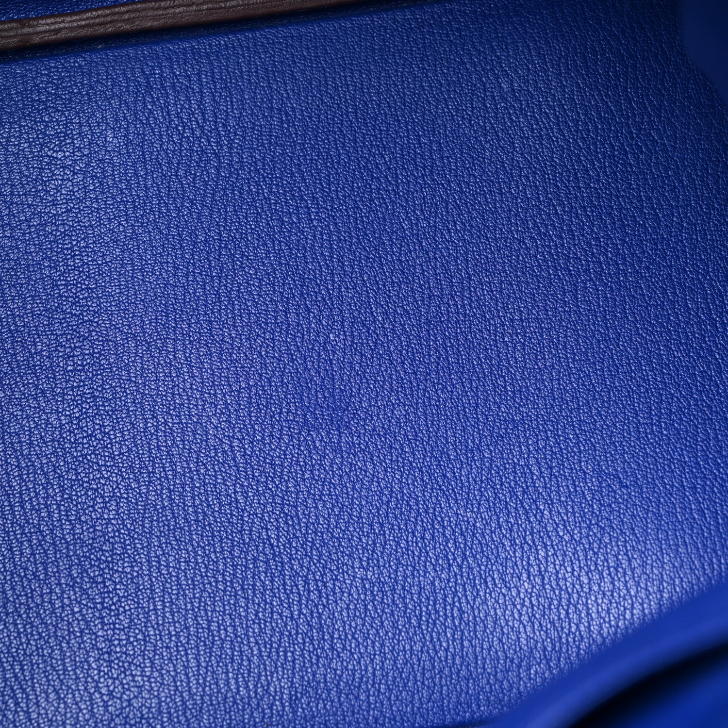Hermes Togo Bi Color Horseshoe Birkin 35 Etain Bleu Electrique 12 of 15