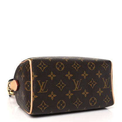 Louis Vuitton Monogram Speedy Bandouliere 20 Black 4 of 10