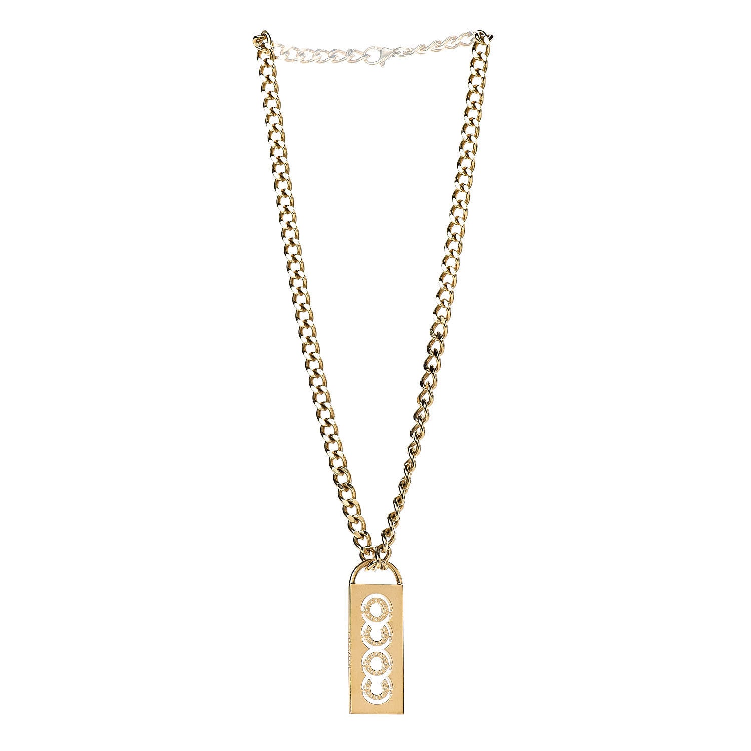 Chanel Coco Chain Necklace Gold 4 of 6