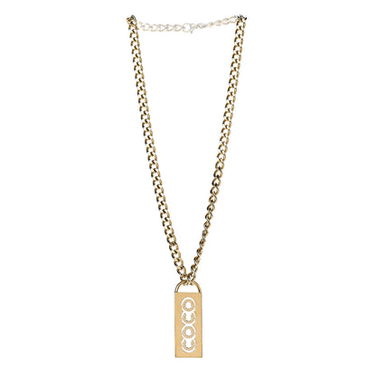 Chanel Coco Chain Necklace Gold 4 of 6