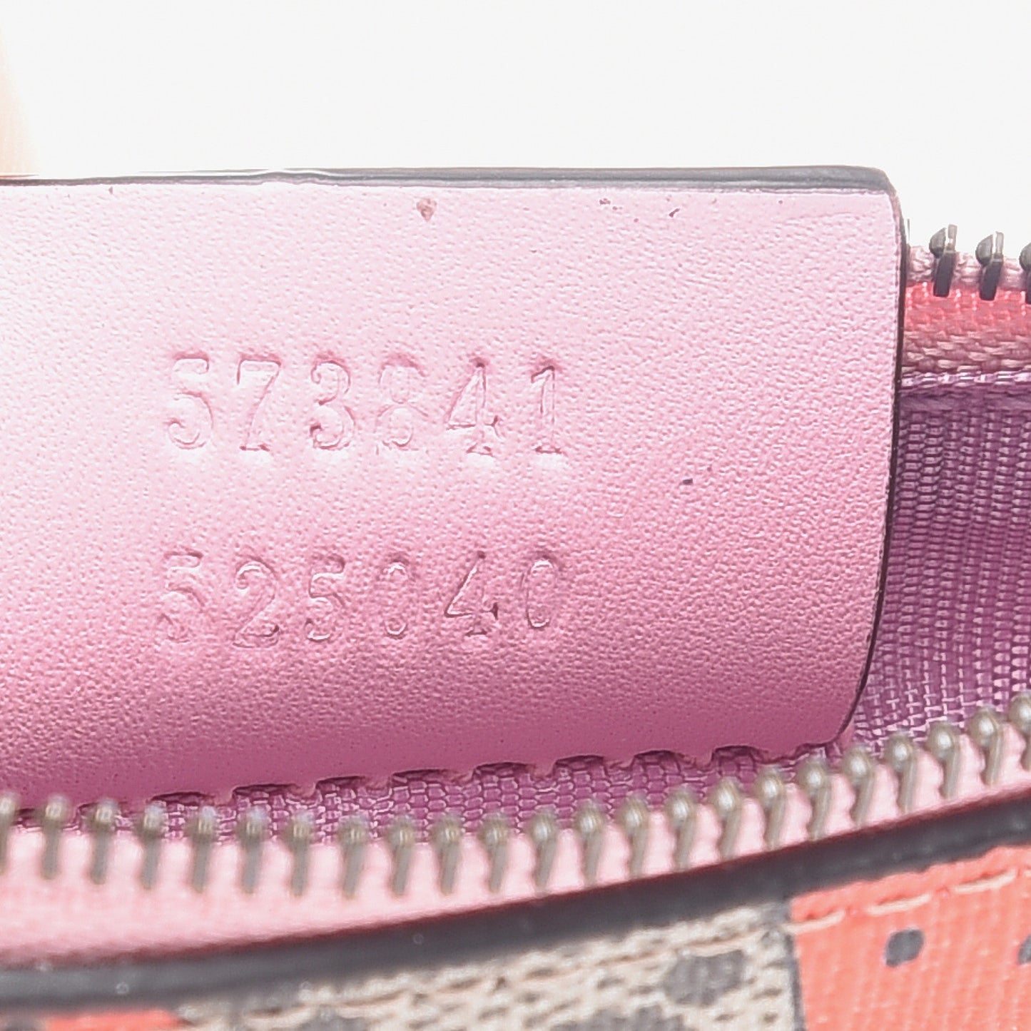 GG Supreme Monogram Strawberry Key Case