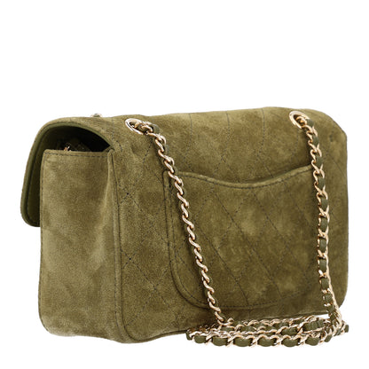 Chanel Suede Calfskin Mini Souplissimo Flap Khaki 3 of 10