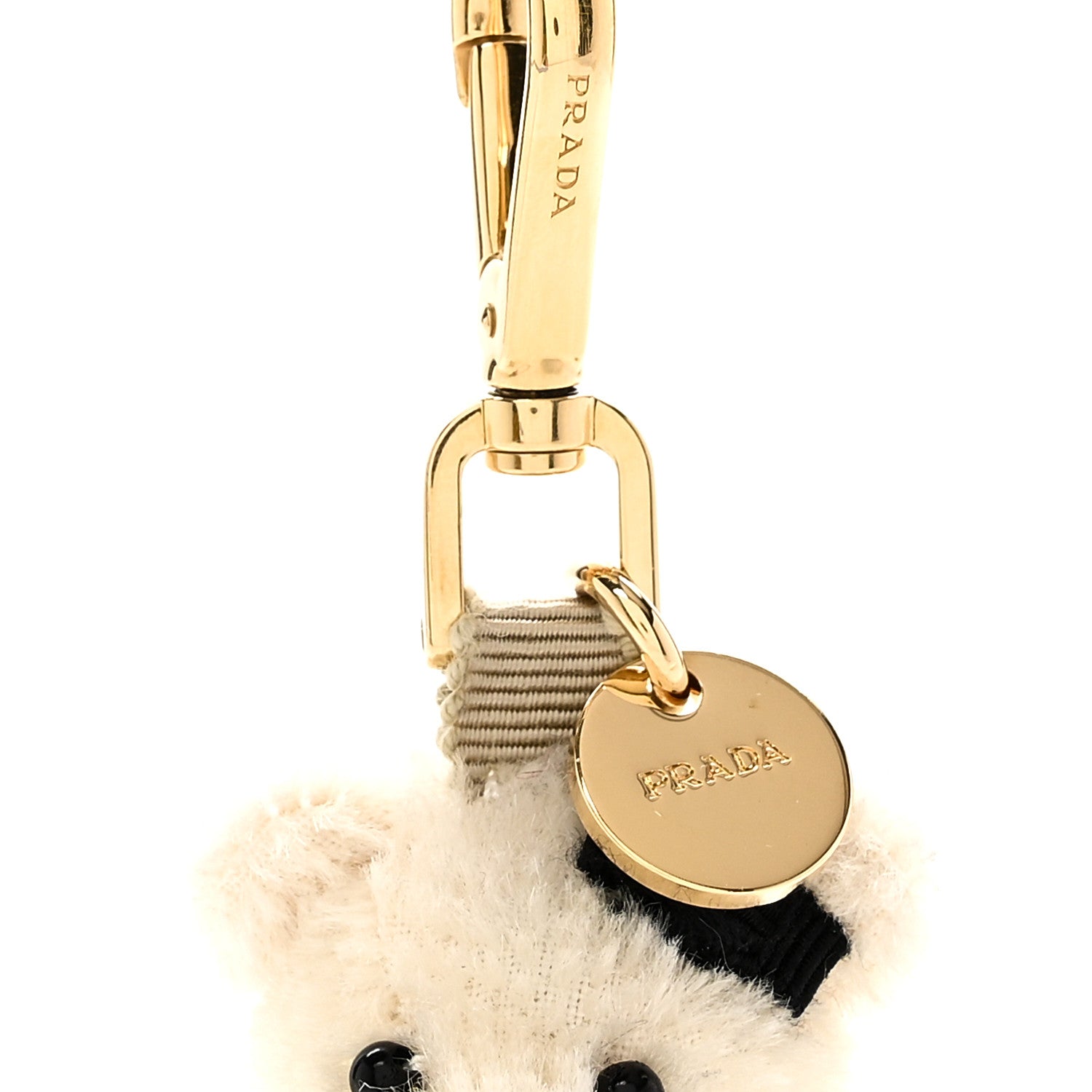 Prada Marlene Teddy Bear Keychain Charm 3 of 3