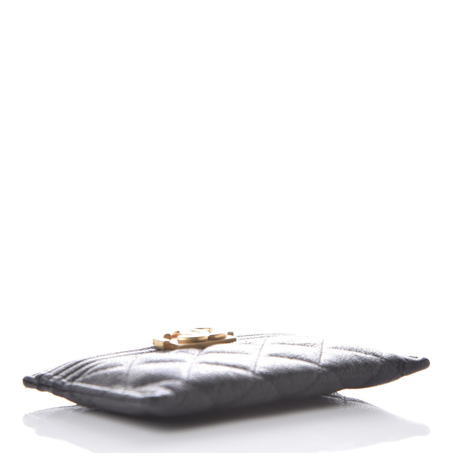 Chanel Caviar Quilted Boy Card Holder Black 4 of 9