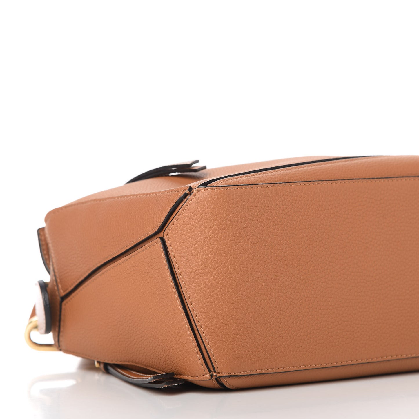 Calfskin Small Puzzle Bag Light Caramel