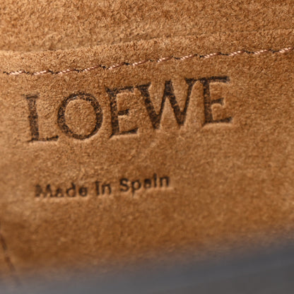 Loewe Grained Calfskin Mini Gate Western Crossbody Bag Black 6 of 9