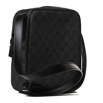 Gucci GG Monogram Flight Small Crossbody Bag Black 7 of 14