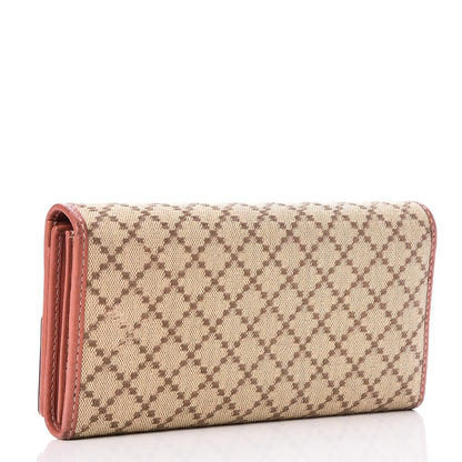 Gucci Diamante New Britt Continental Wallet Coral 3 of 7