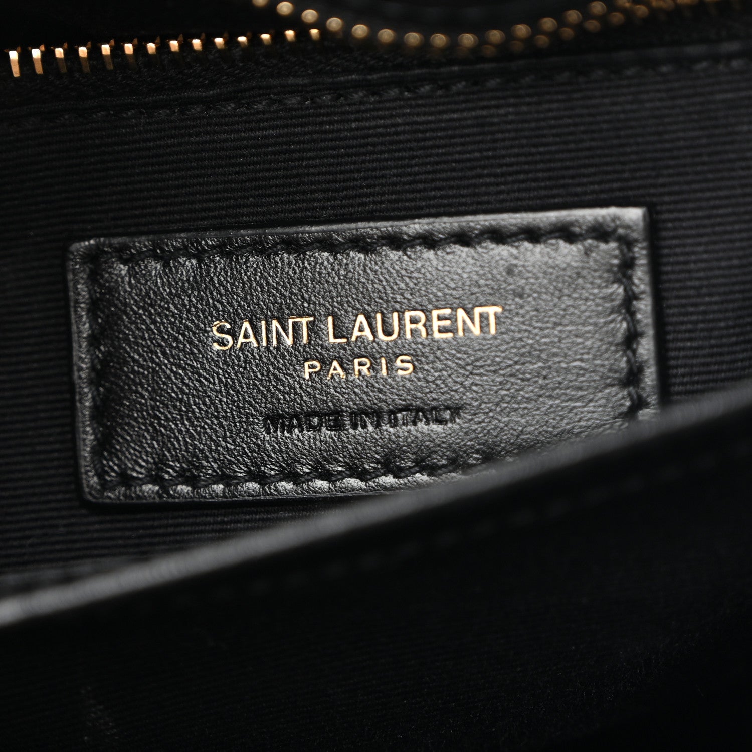 Saint Laurent Calfskin Y Quilted Monogram Toy Loulou Crossbody Bag Black 6 of 12