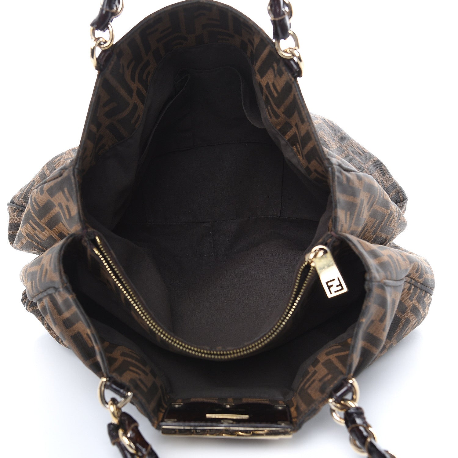 Fendi Zucca Mia Tote Tobacco 6 of 19
