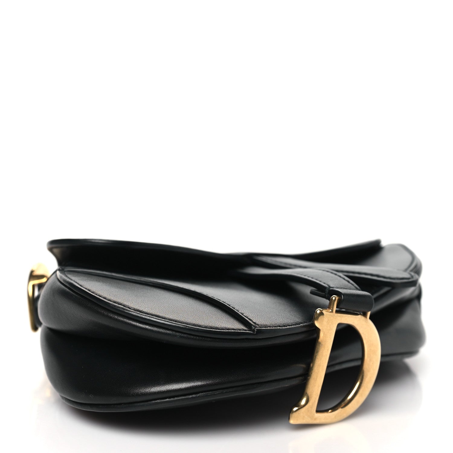 Christian Dior Calfskin Mini Saddle Bag Black 5 of 11
