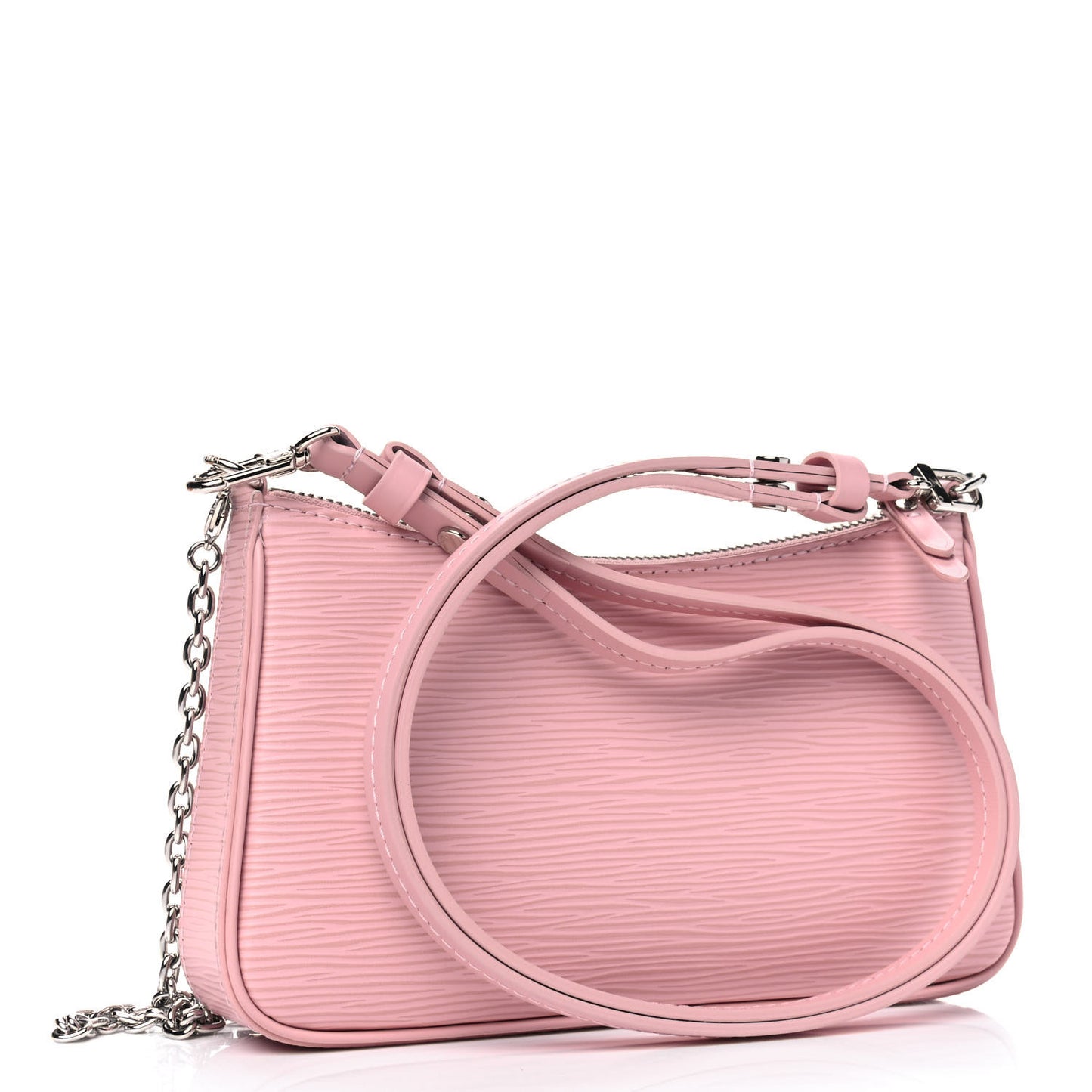Epi Easy Pouch On Strap Rose Ballerine