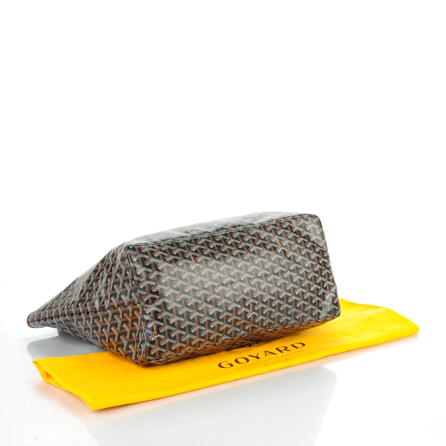 Goyard Goyardine Saint Louis GM Black Gold 4 of 8