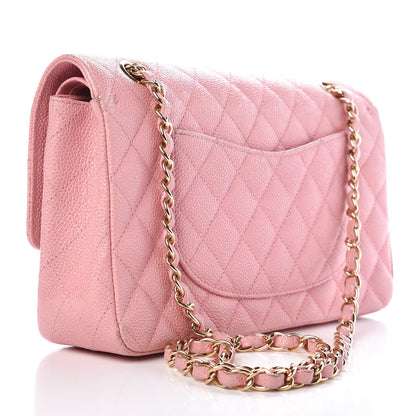 Chanel Caviar Quilted Medium Double Flap Pink 4 of 9