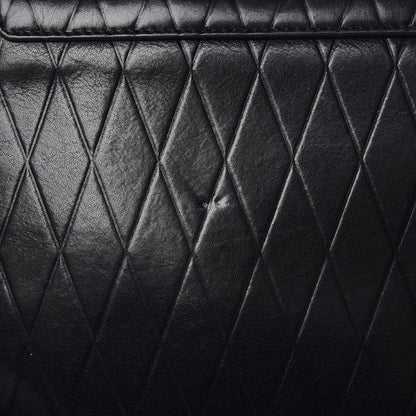 Chloe Calfskin Diamond Embossed Medium Faye Shoulder Bag Black 14 of 16