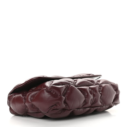 Chanel Calfskin Quilted Small Chesterfield Flap Burgundy 6 of 10