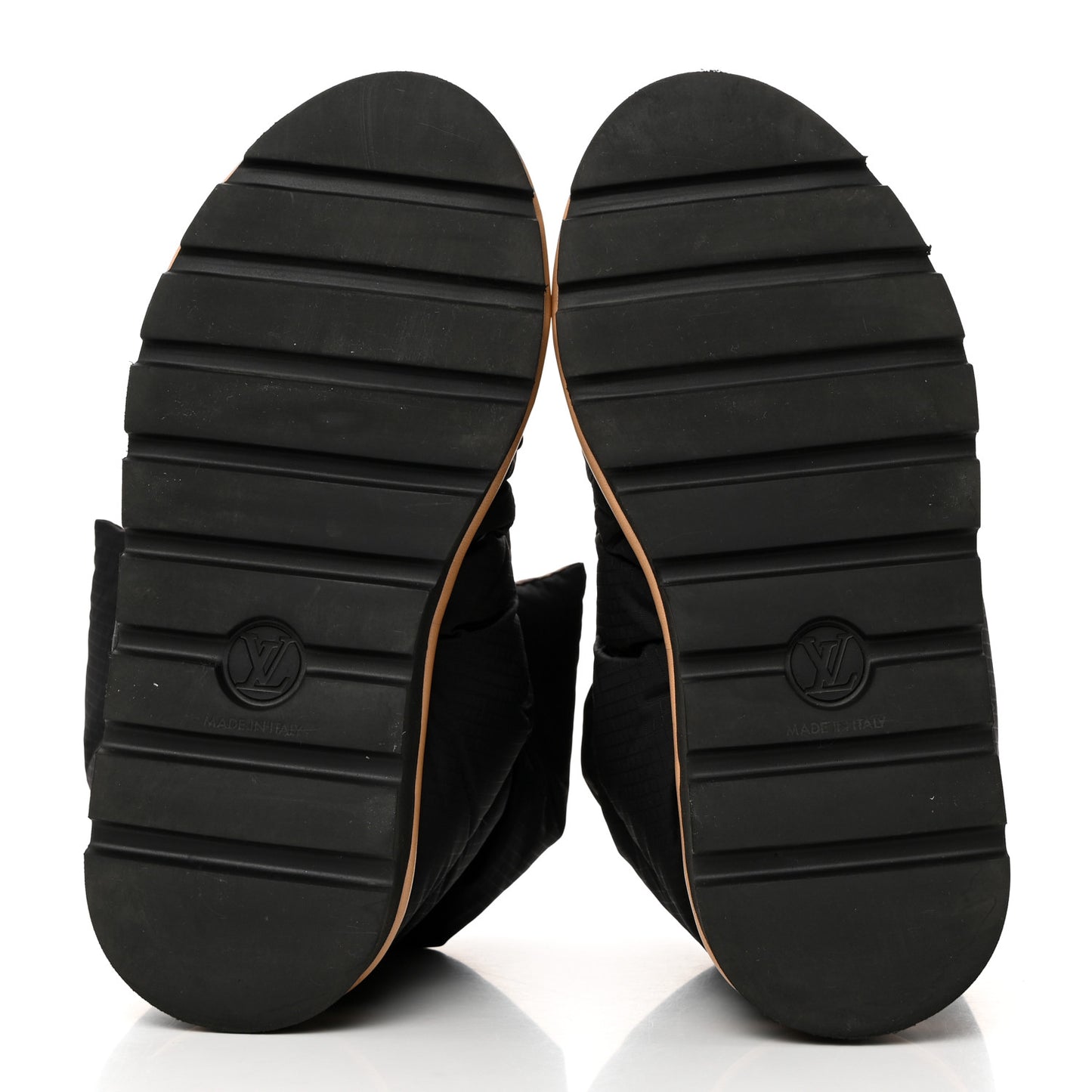 Nylon Monogram Pillow Comfort Ankle Boot 38 Black