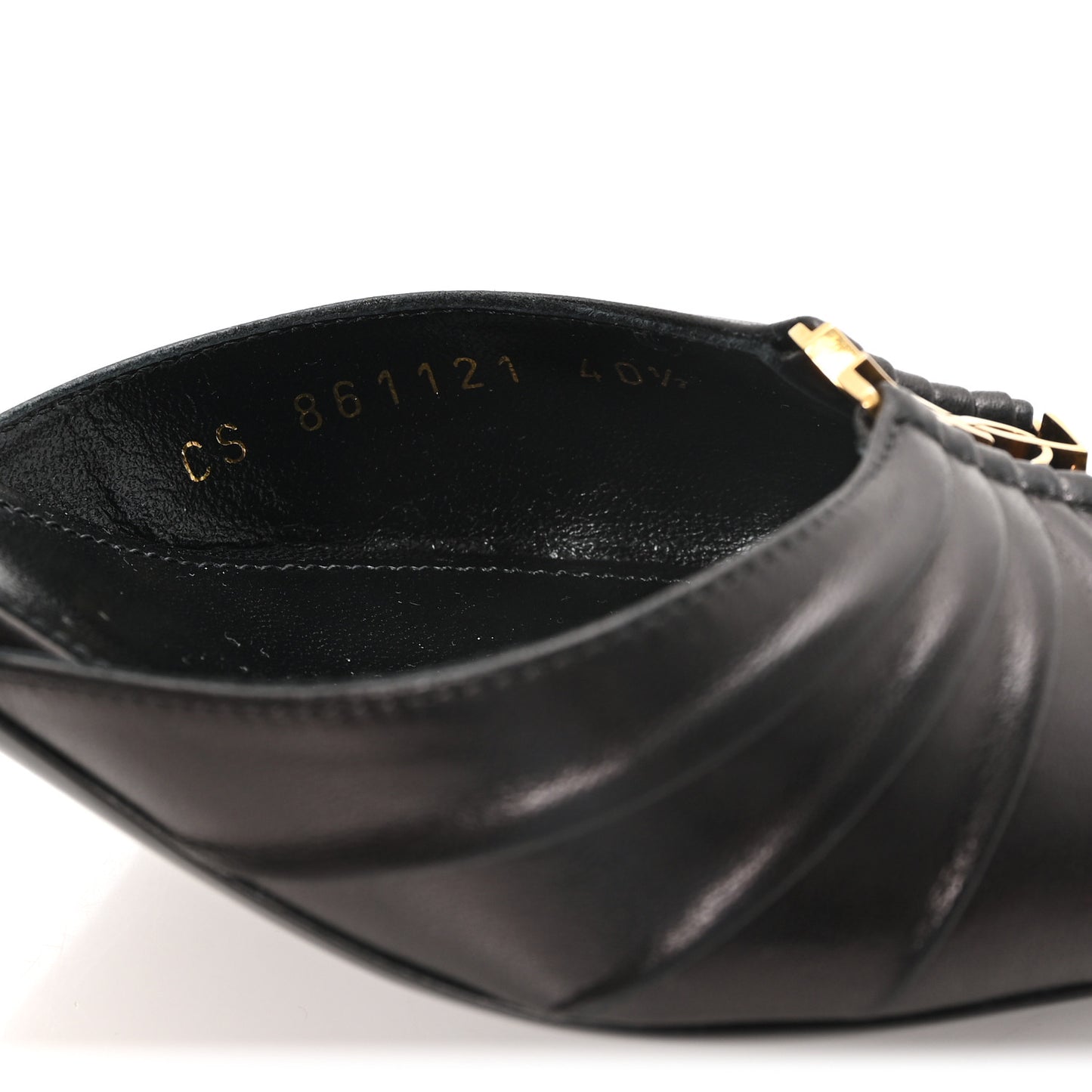 Nappa Sugar Babylone 90 Mules 40.5 Black