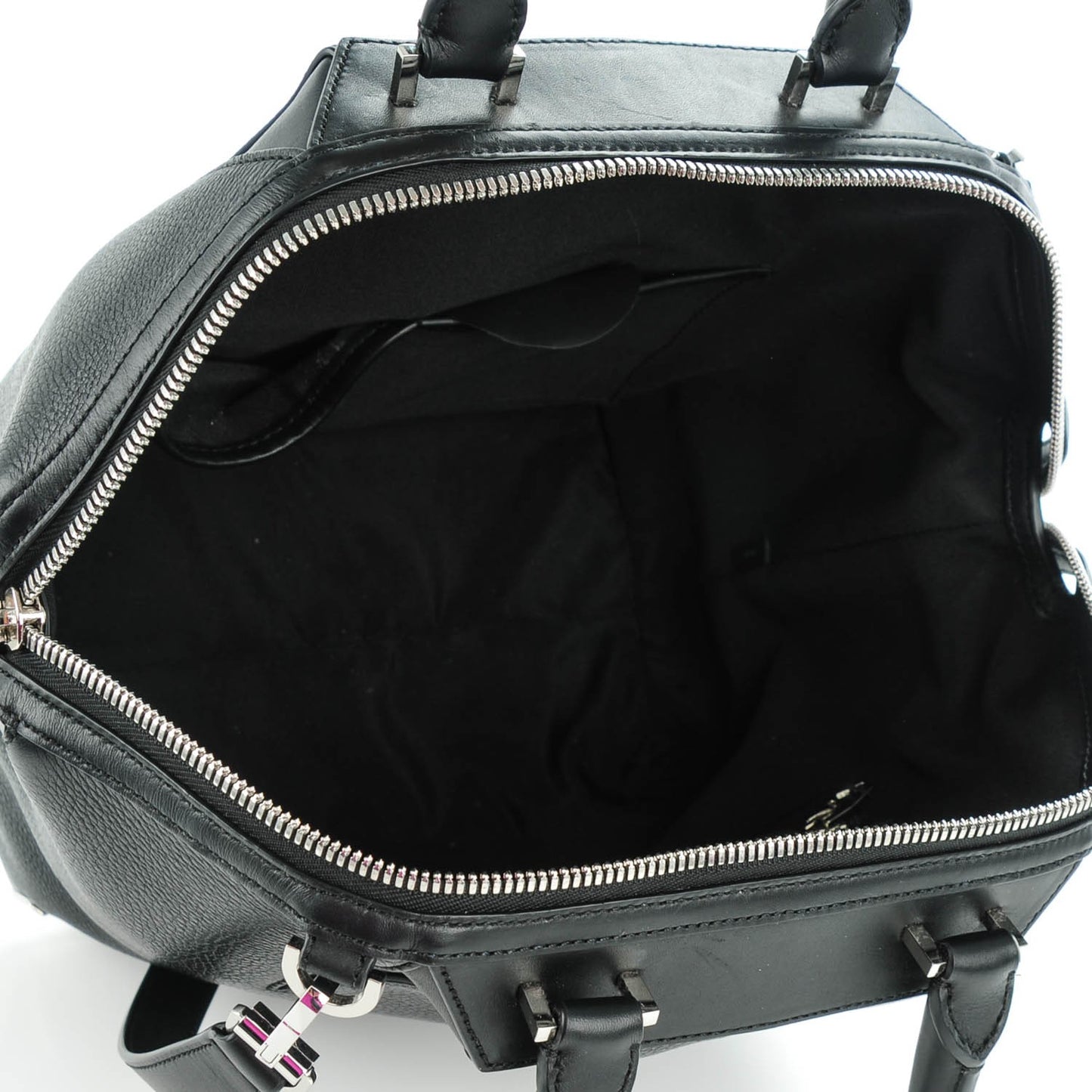 Pebbled Calfskin Small Emile Black