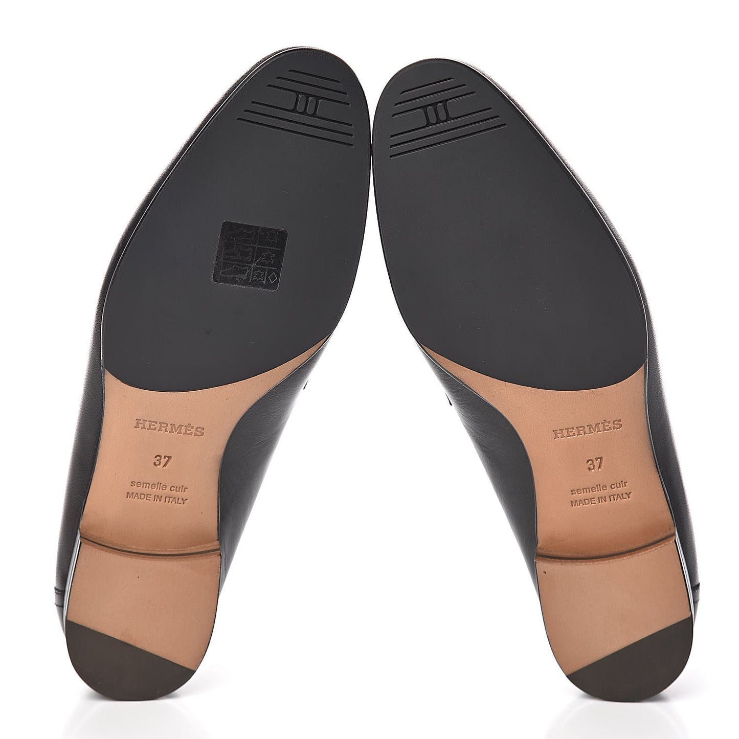 Goatskin Paris Loafers 37 Black