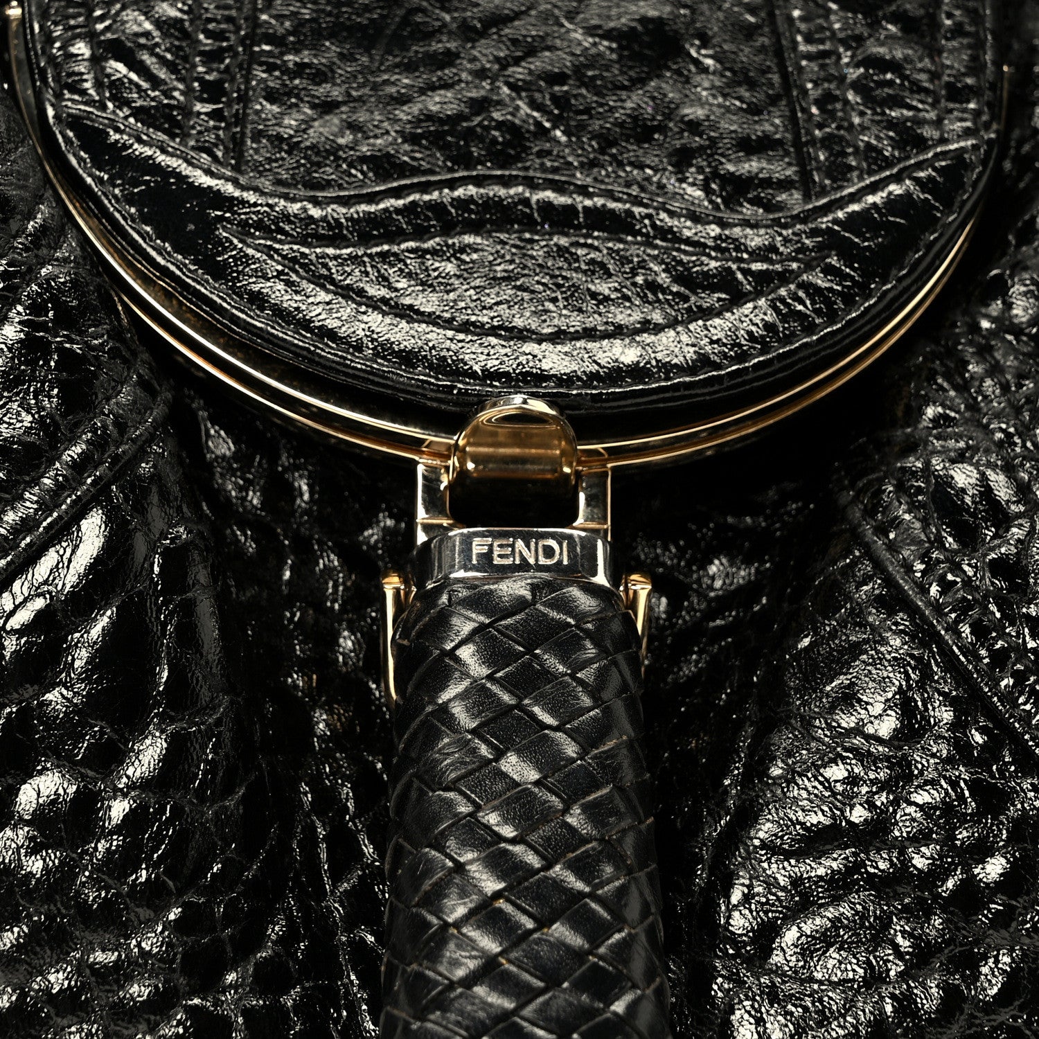 Fendi Nappa Nuvolata Spy Black 8 of 10