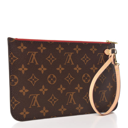 Louis Vuitton Monogram Neverfull MM GM Pochette Cherry 3 of 8