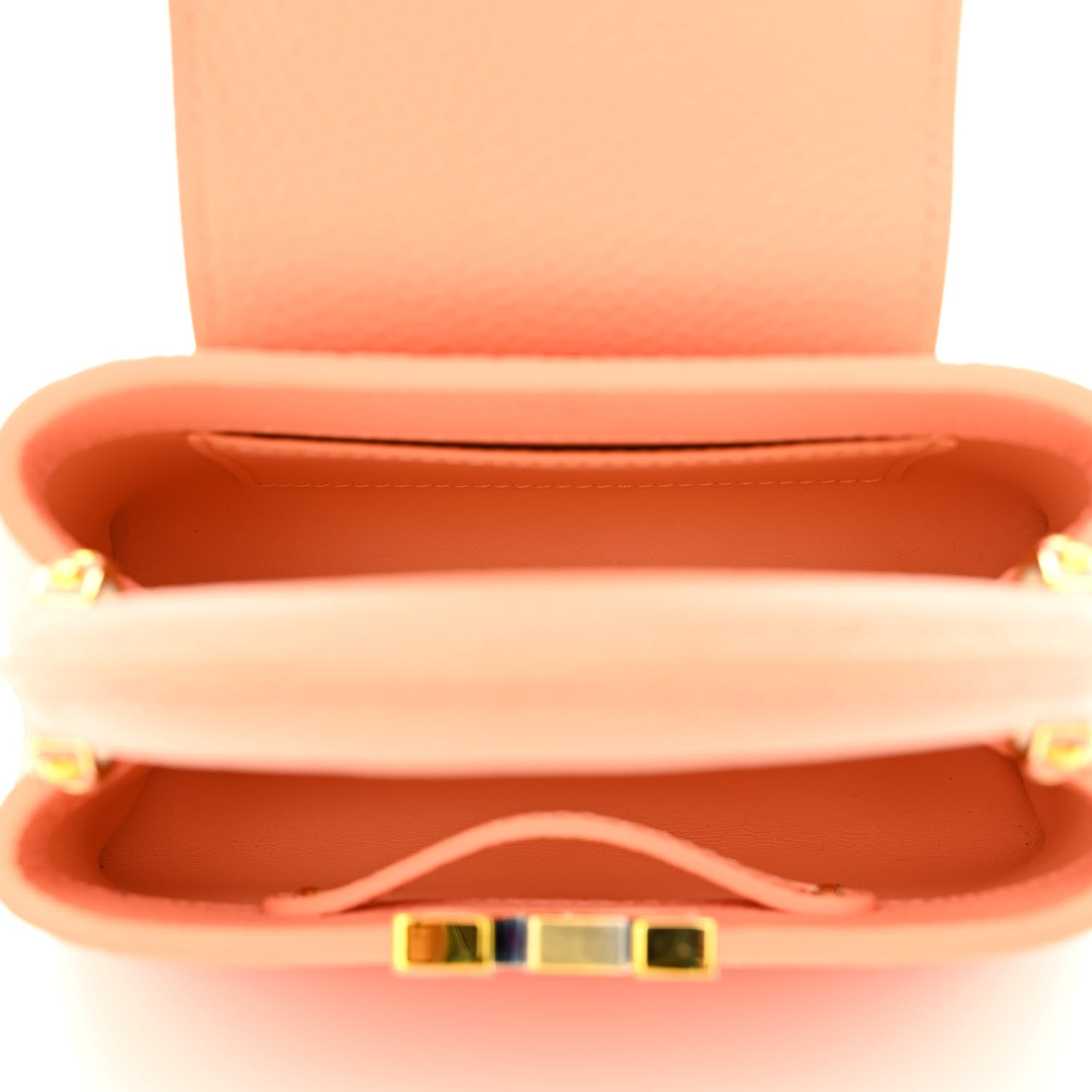 Louis Vuitton Taurillon Mini Capucines Abricot 5 of 9