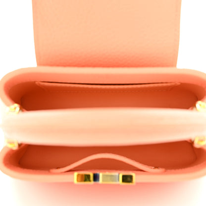 Louis Vuitton Taurillon Mini Capucines Abricot 5 of 9