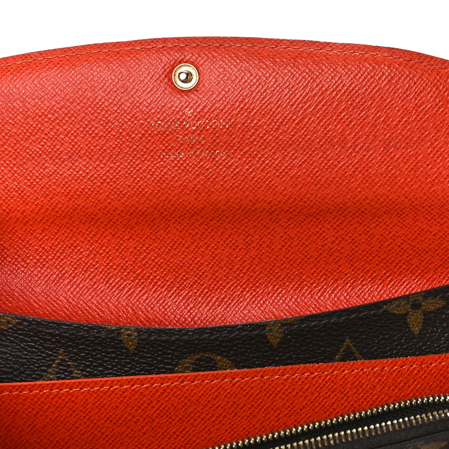 Monogram Emilie Wallet Piment