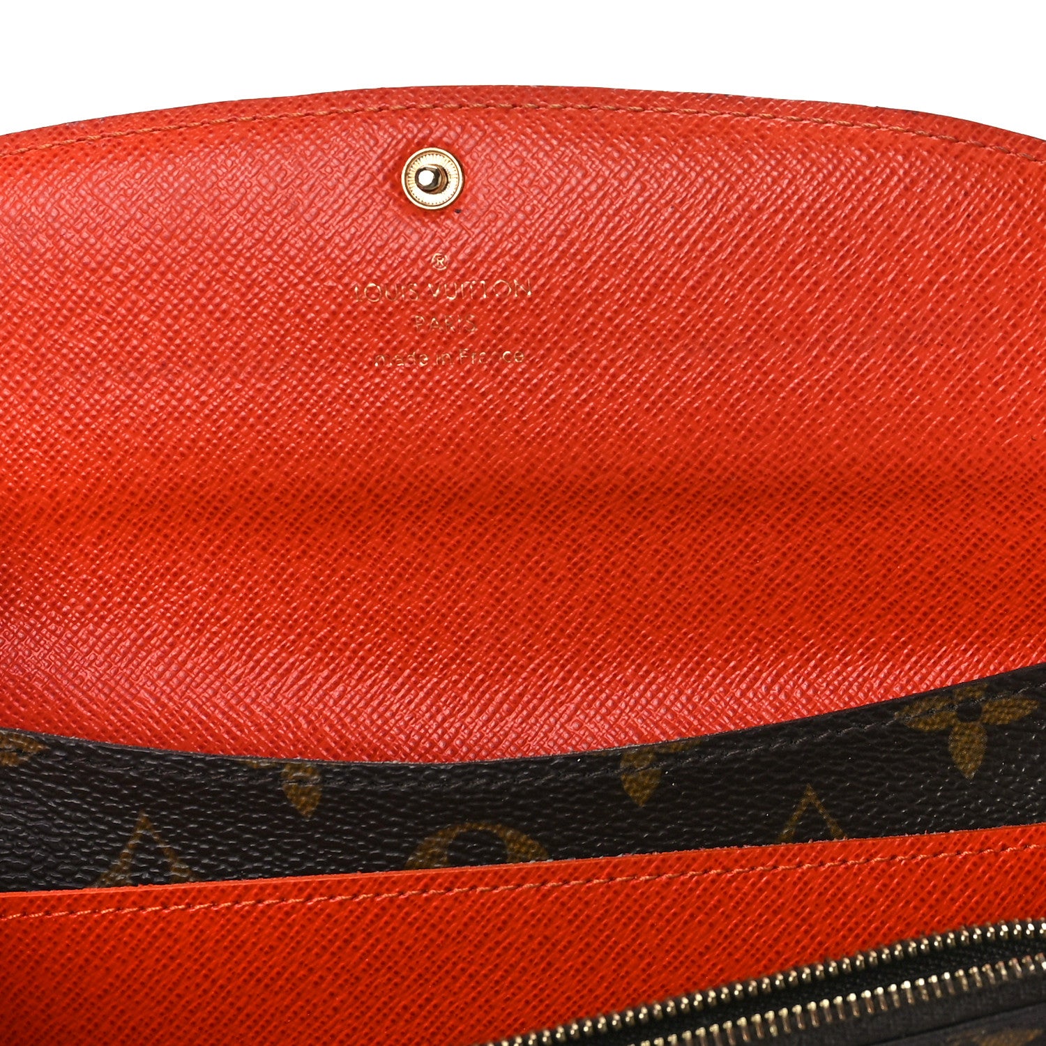 Louis Vuitton Monogram Emilie Wallet Piment 11 of 17
