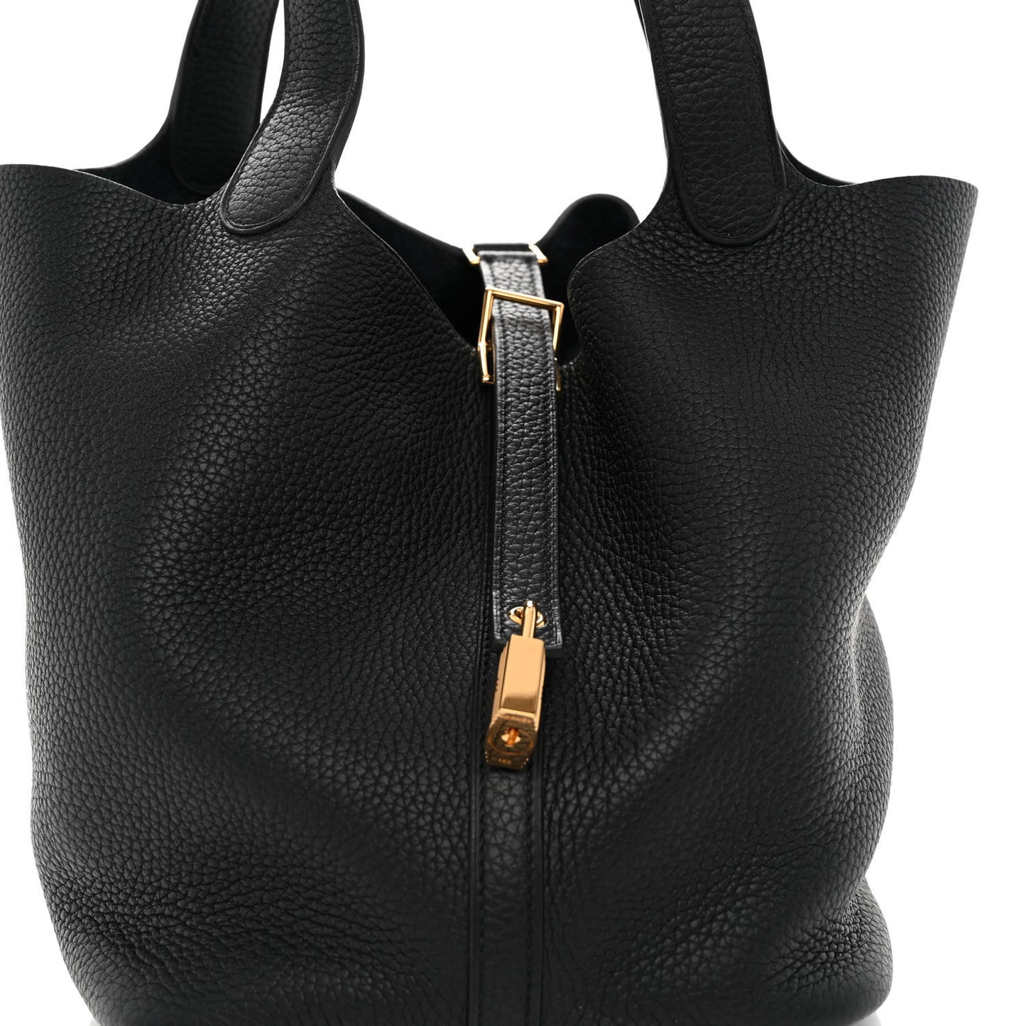 Taurillon Clemence Picotin Lock 22 MM Black