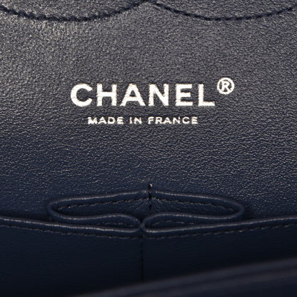 Chanel Caviar Quilted Jumbo Double Flap Navy 7 of 9