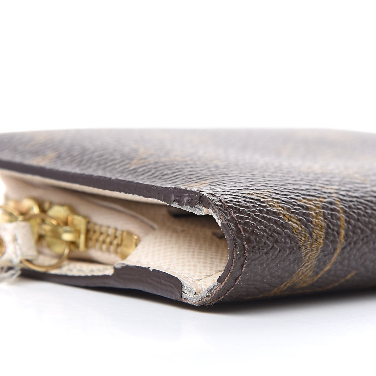 Monogram Insolite Coin Purse Wallet White