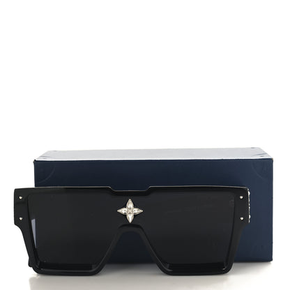 Louis Vuitton Acetate Swarovski Crystal Cyclone Sunglasses Z2433W Black 7 of 7