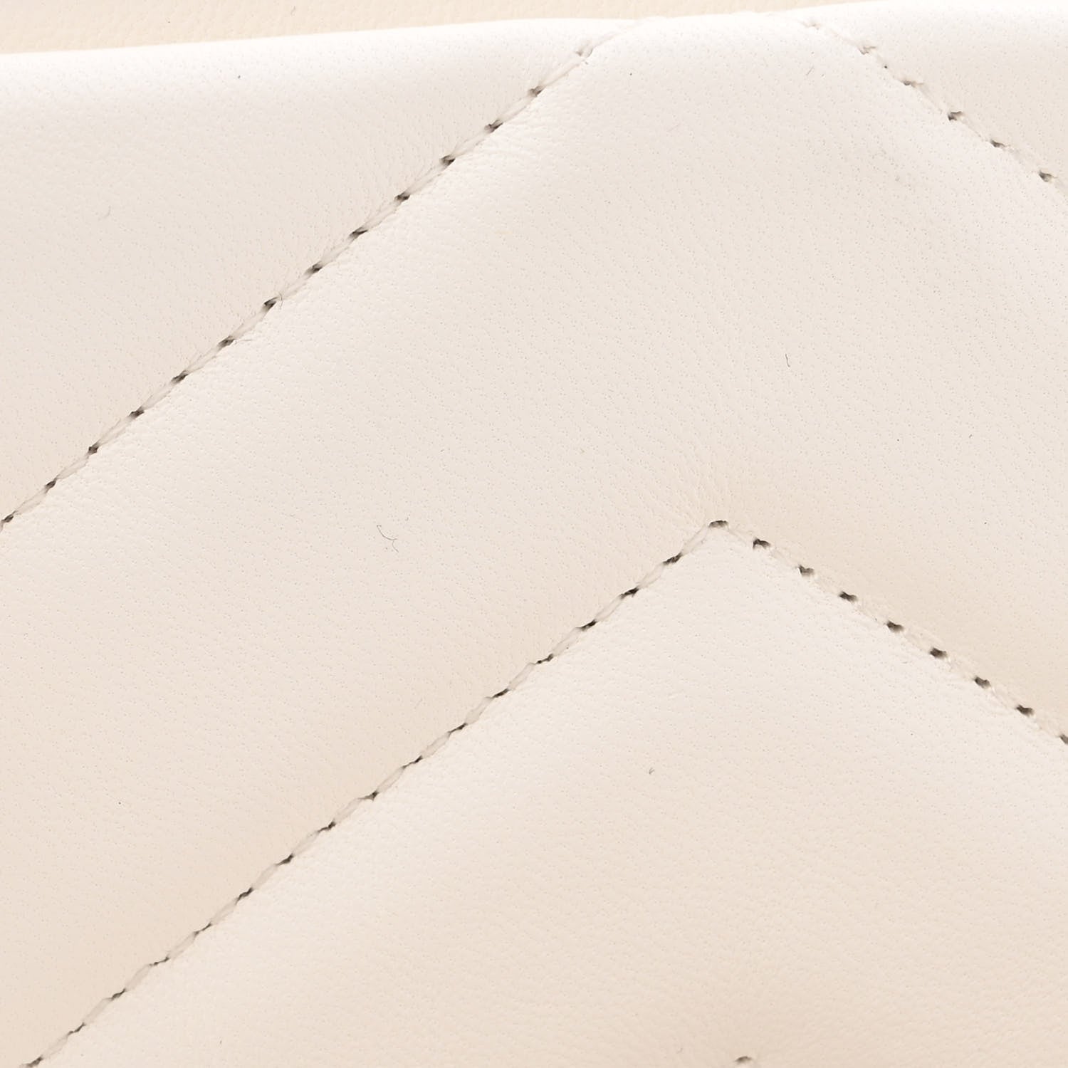 Chanel Lambskin Chevron Stitched Flap White Black 11 of 12
