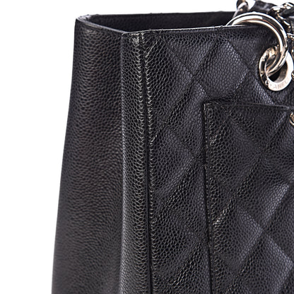 Chanel Caviar Quilted Grand Shopping Tote GST Black 10 of 18