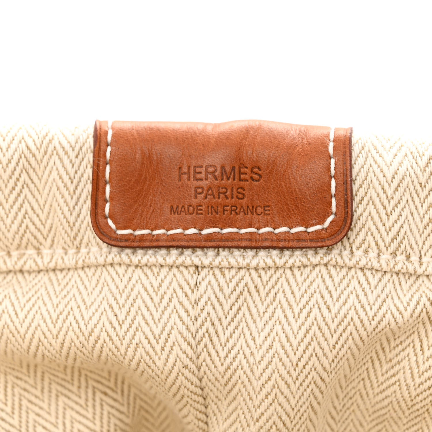 Hermes Canvas Barenia Fourbi 25 MM Pouch Naturel Fauve 8 of 13